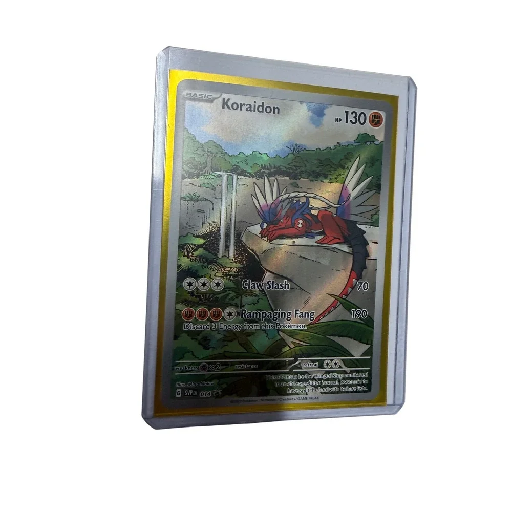 Pokemon Koraidon SVP 014 Scarlet & Violet Black Star Promo Full Art Holo Rare
